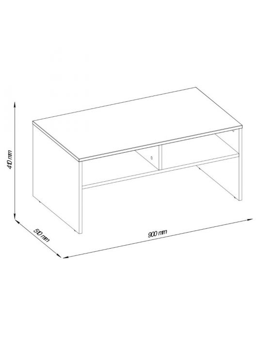 Coffee table RENOVA white (Agnes Coffee table, white / white)