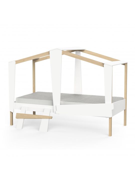 Bed CABANE 395406 white (395406)