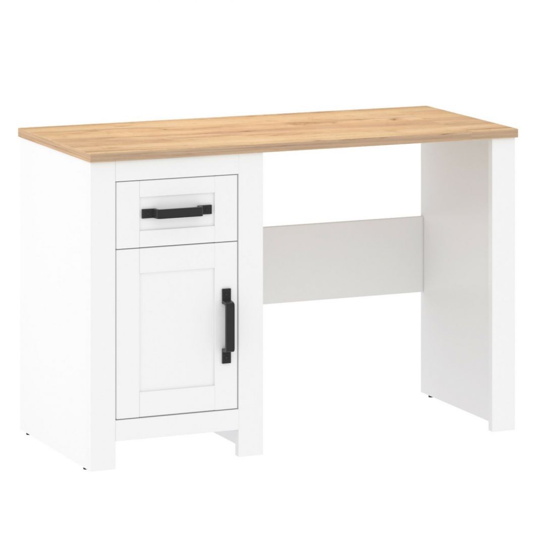 Office desk TEOLO 8 white + oak