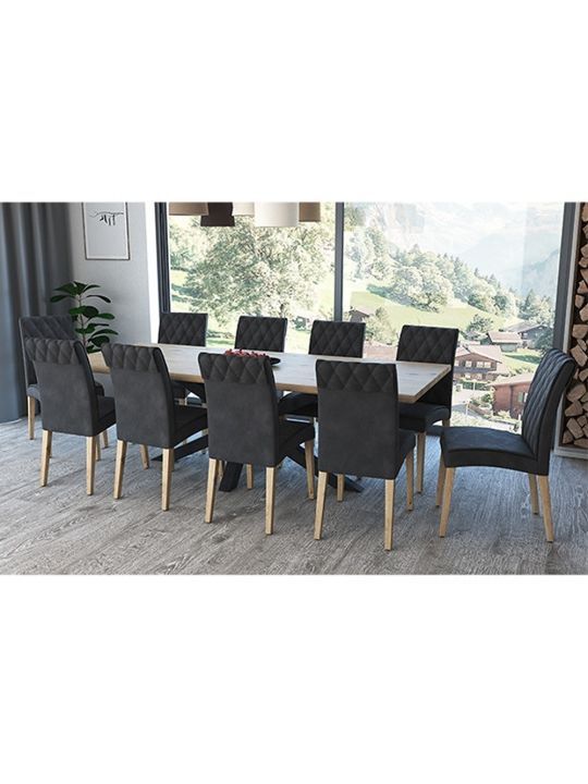 Miza CONNECT - plošča NARAVEN ROB DL Miza CONNECT - plošča NARAVEN ROB DL