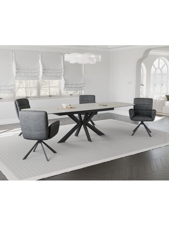 Raztegljiva miza OBAN 160-240x90x76cm bela Raztegljiva miza OBAN 160-240x90x76cm bela