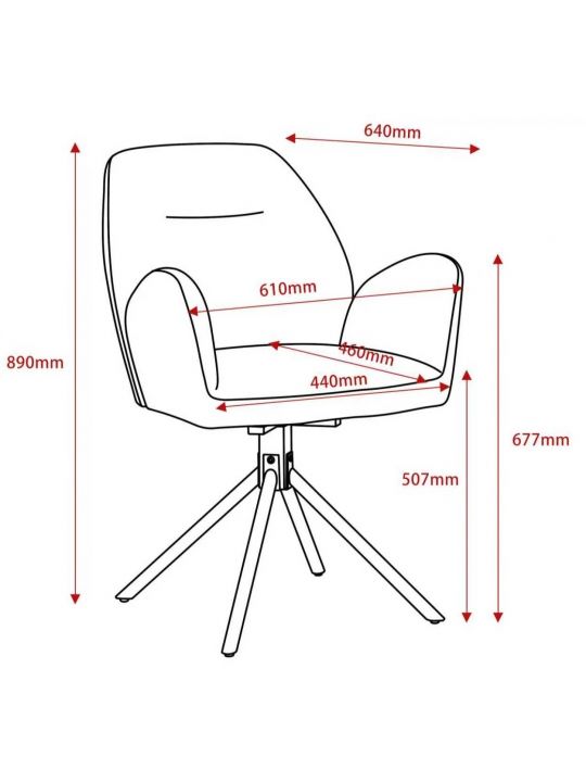 Chair NICO grey
