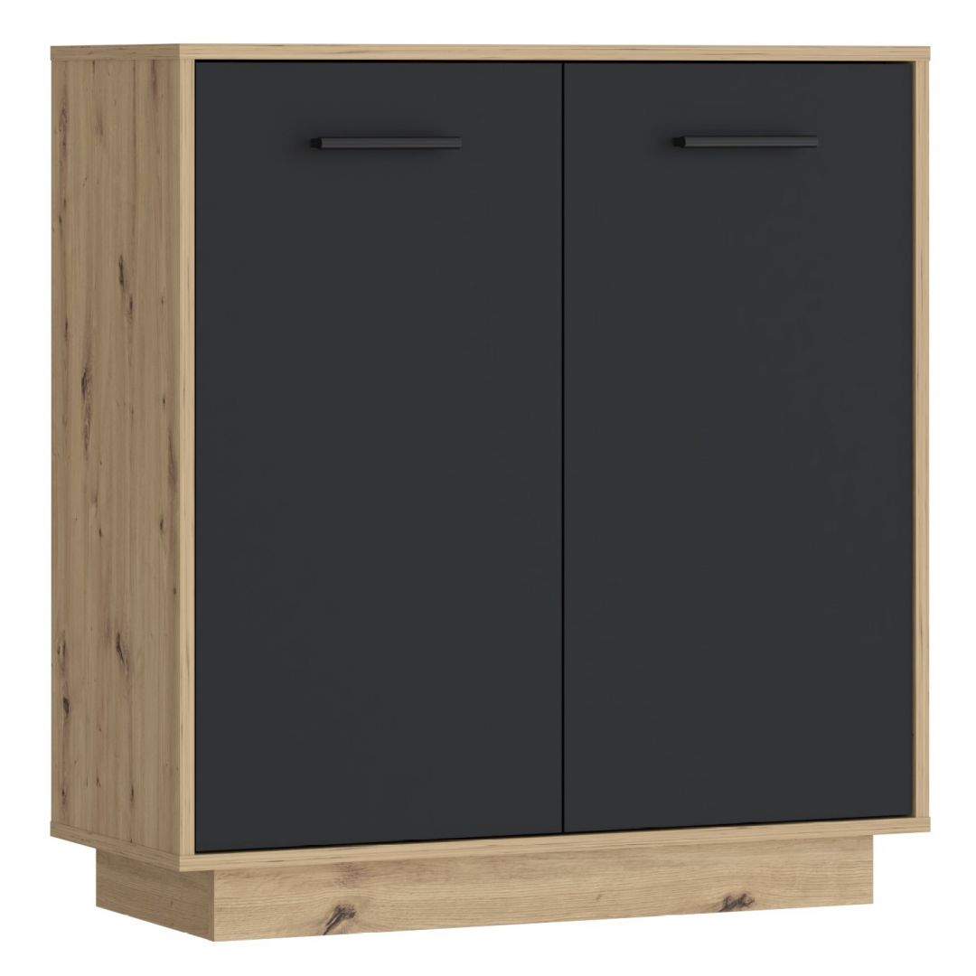 Chest ANTUZA NTU221-M709 grey+oak