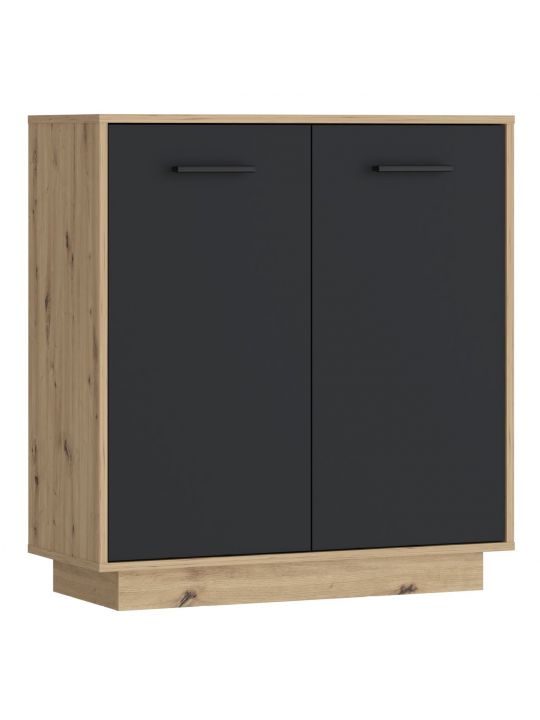 Chest ANTUZA NTU221-M709 grey+oak