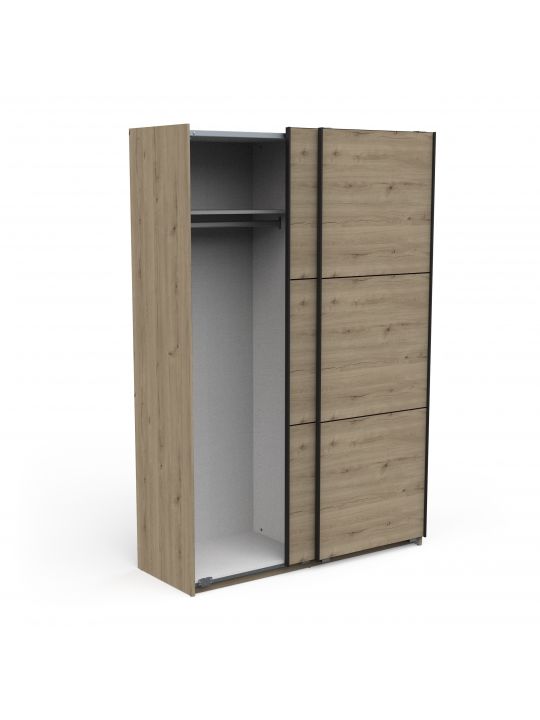 Wardrobe ALAHAMBRA 411941 oak + black (411941)
