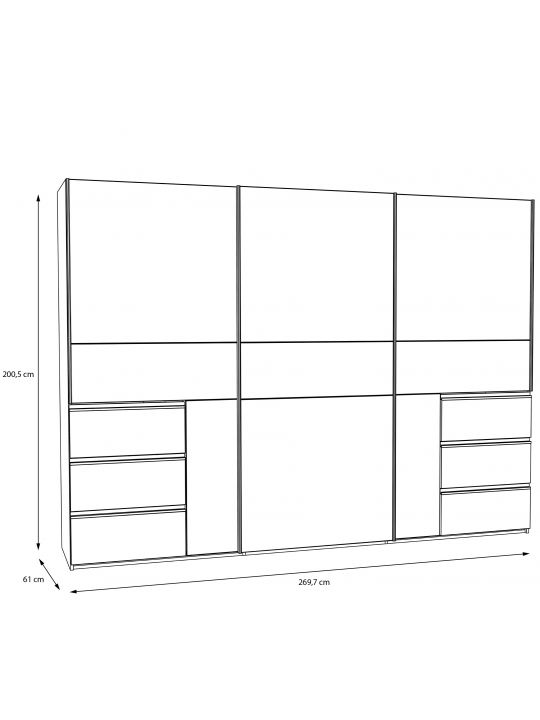 Wardrobe WINN 2 W2QS13332-120