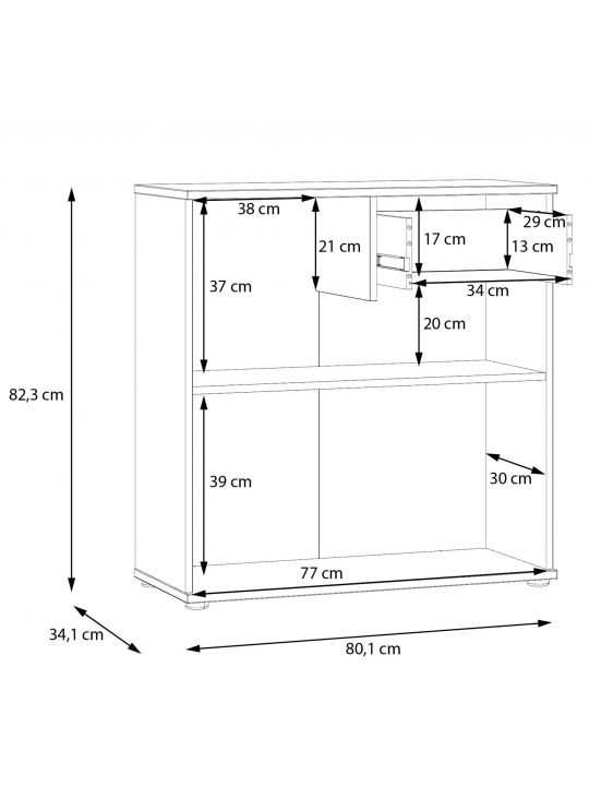 Chest GANYMEDE sage GNMK222L-U59