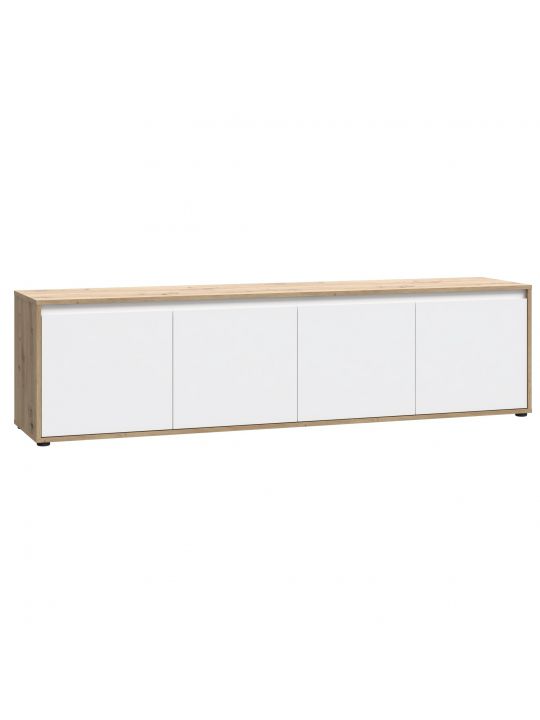 TV chest SKELPE SXPT142-M961 white+oak
