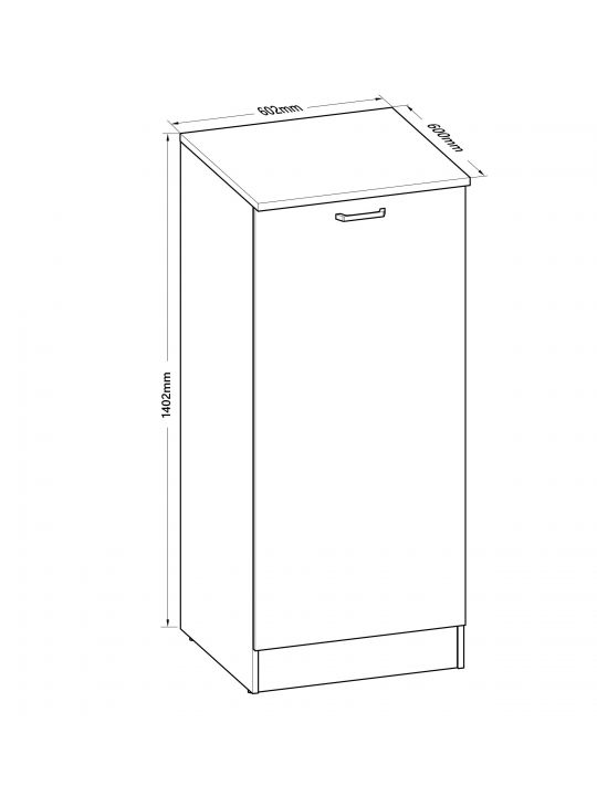 Kuhinjski element BIANCO 11 486972 bel