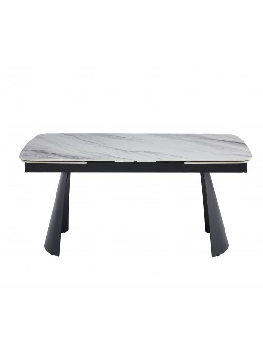 Extension table VENOM (160+40+40)x90x76 cm white & blue
