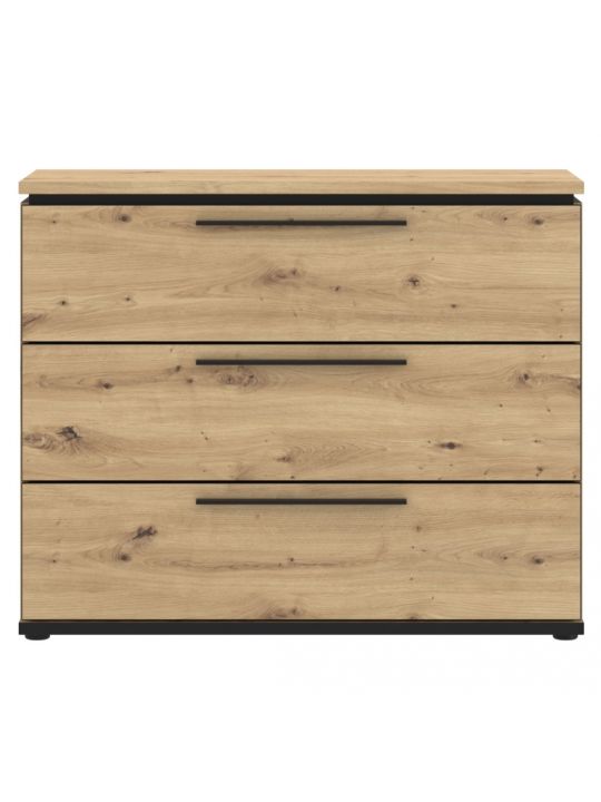 Chest IZO oak+black IZXK211-M195