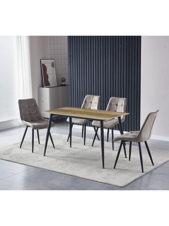 Table ADRIA 160x90x75 cm natur (RION 160x90 - Ceramic, OAK-A wood colour) Table ADRIA 160x90x75 cm natur (RION 160x90 - Ceramic, OAK-A wood colour)