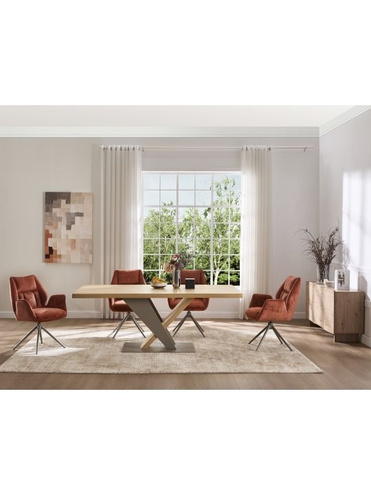 Miza TARVO 200x100x76 rjava