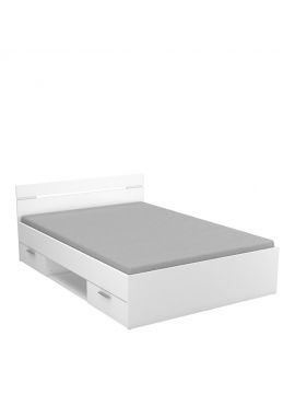 Bed MICHIGAN 471718 - white (160x200) with 2 drawers Bed MICHIGAN 471718 - white (160x200) with 2 drawers