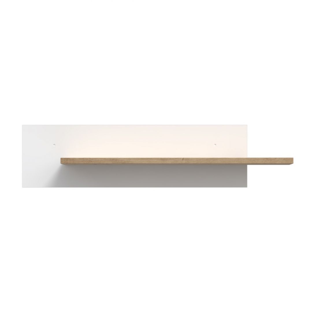 Shelf SKELPE SXPB04-M961 white+oak