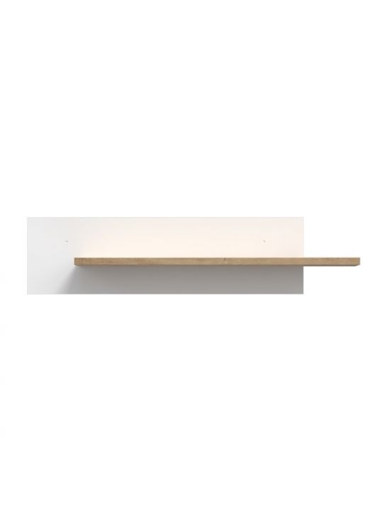 Shelf SKELPE SXPB04-M961 white+oak