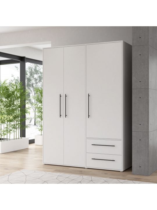 Wardrobe MOKKARIS white MKSS833-120
