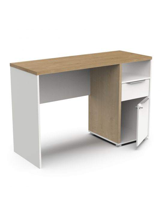 Office desk ACCESS 347764 white + brown (347764)