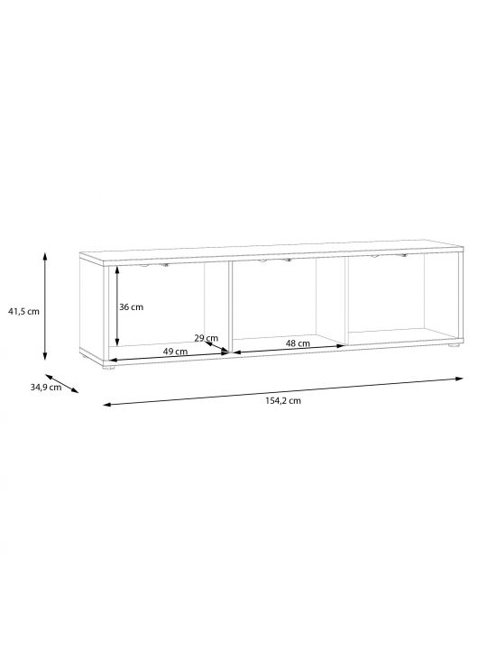 TV komoda ALICE SPRINGS ACST131-U72 terakota