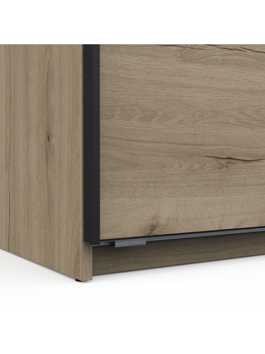 Wardrobe ALAHAMBRA 411941 oak + black (411941)
