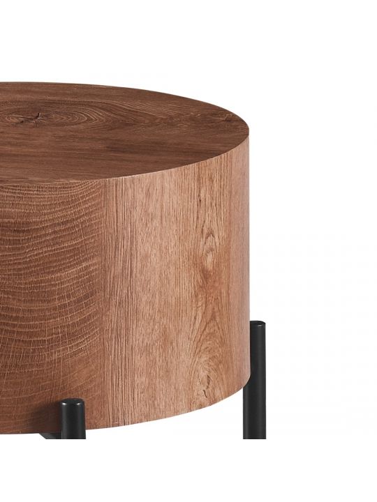 Coffee table KAMIK HIGH brown MDF