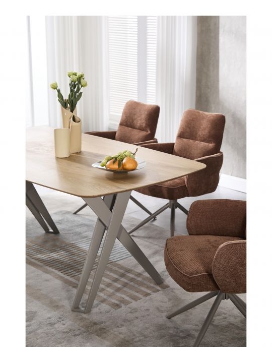 Miza CARACAS 180x90cm hrast MDF
