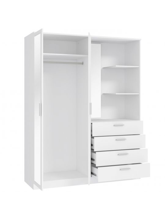 Garderobna omara DEWANIA DWXS731L-120 bela