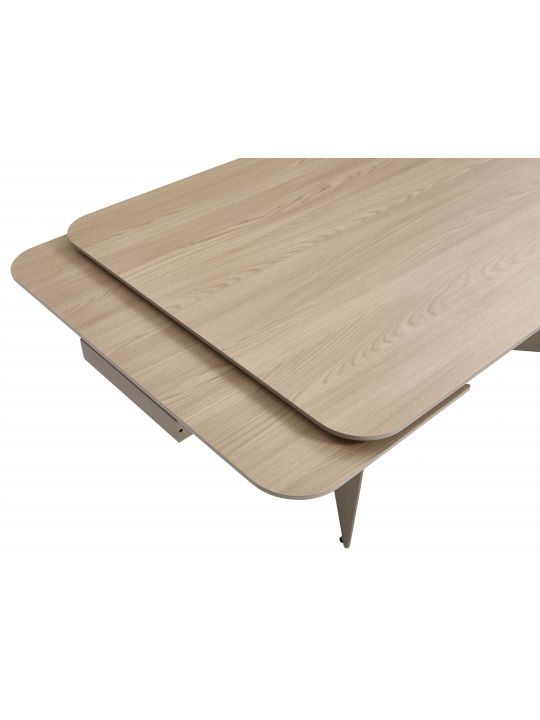 Raztegljiva miza LINIOS 180-260x90x76 cm rjava Raztegljiva miza LINIOS 180-260x90x76 cm rjava
