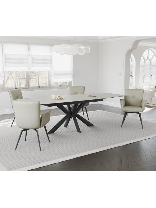 Raztegljiva miza OBAN 160-240x90x76cm bela Raztegljiva miza OBAN 160-240x90x76cm bela