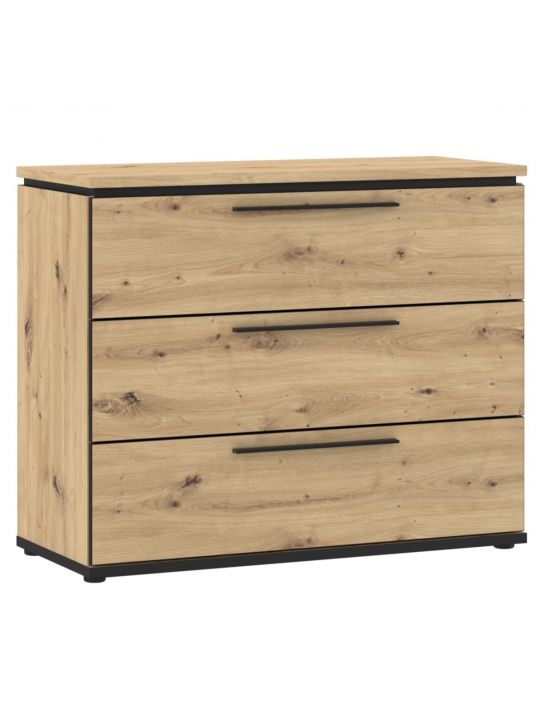 Chest IZO oak+black IZXK211-M195