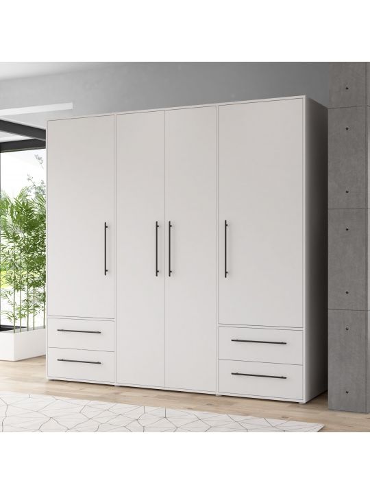 Wardrobe MOKKARIS white MKSS841-120