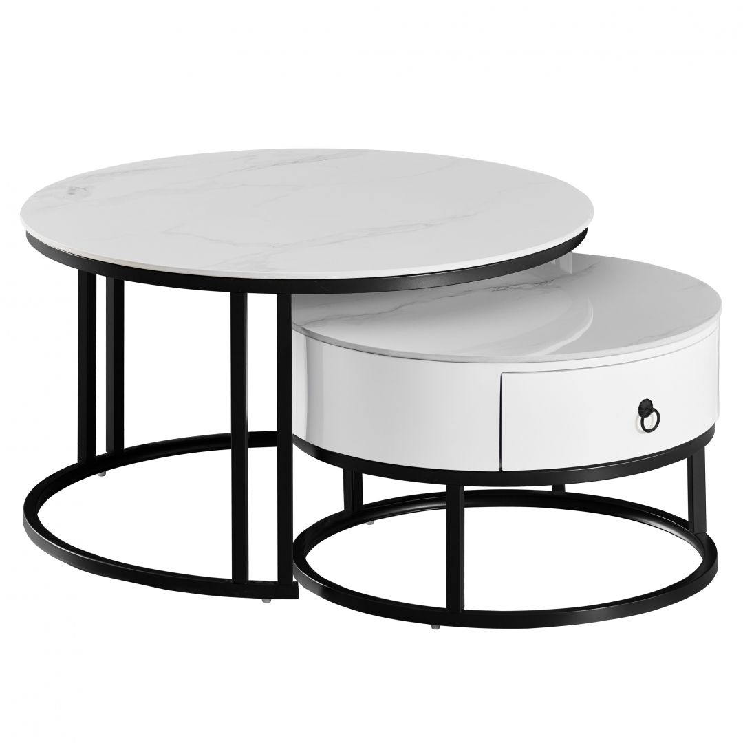 Coffee table TWINO white