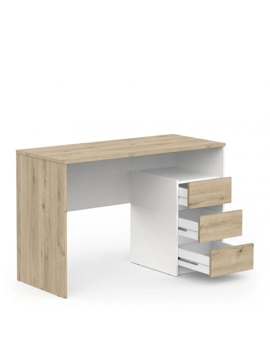 Pisalna miza HARISSON 468657 hrast + bela