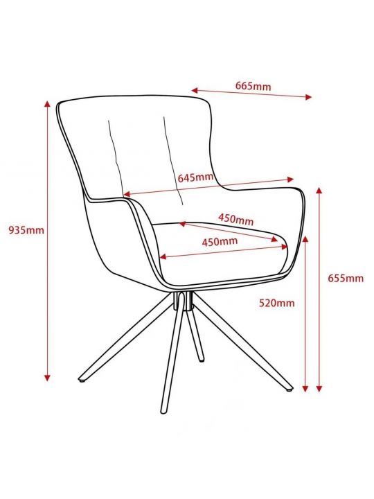 Chair AKALI grey Chair AKALI grey