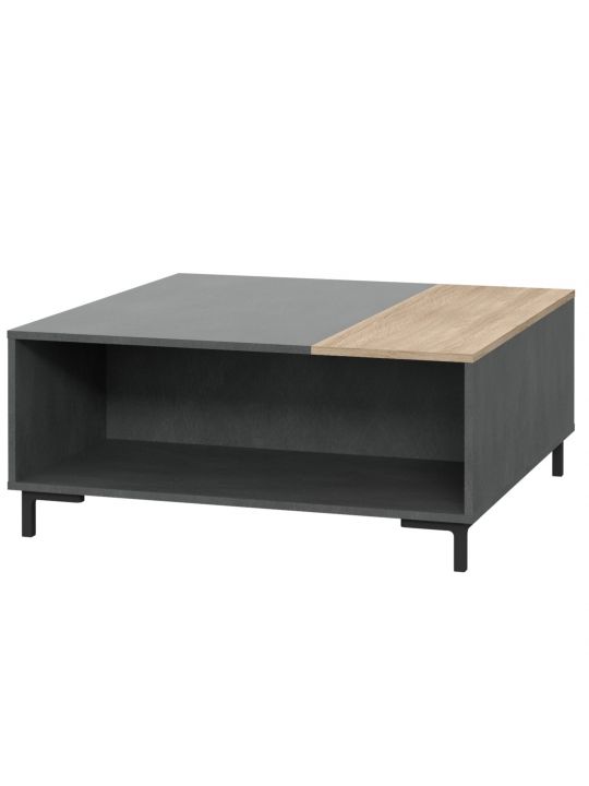 Coffee table GALACTIQUE sonoma+cement CNF2T501-C848