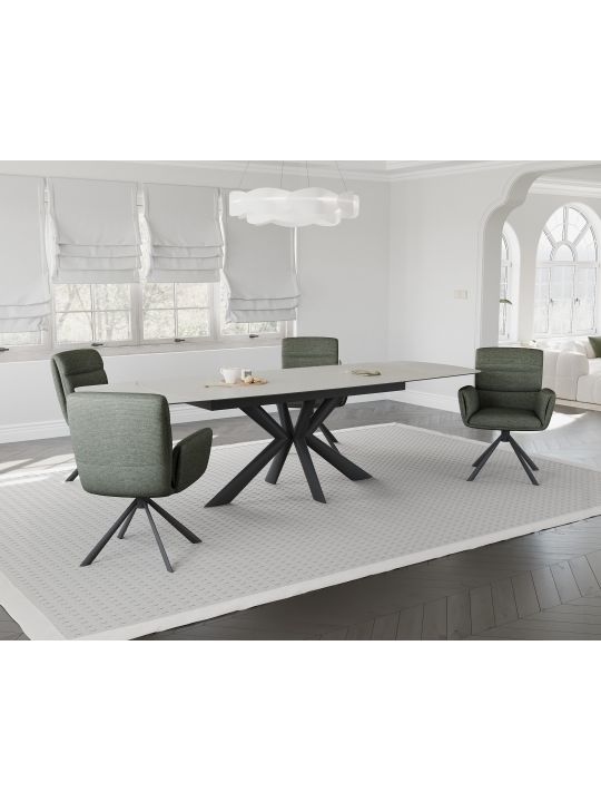 Raztegljiva miza OBAN 160-240x90x76cm bela Raztegljiva miza OBAN 160-240x90x76cm bela