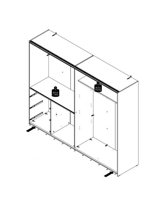 Wardrobe WINN 2 W2QS52332-120