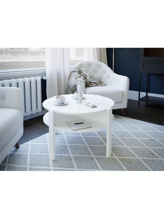 Coffee table TOBAGO white CFTT5024-120