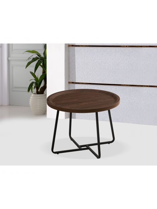Coffee table GLOMI dark brown MDF