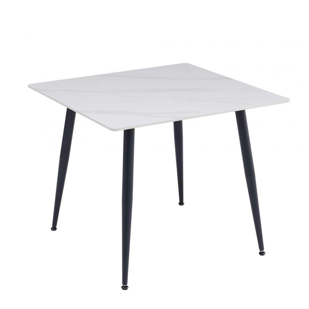 Table ADRIA 90x90x75 cm HG marble white