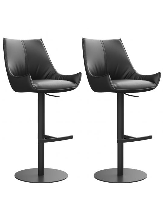 Bar chair TRENDBAR black leather