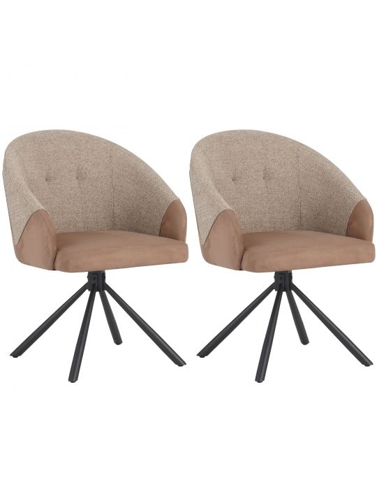 Stol TONIR (rjava + bež)